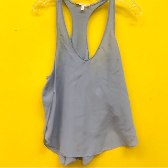 Lavender brown 100% silk Racerback boho tank top large women’s